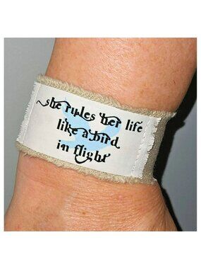 Gypsy Hippie Cuff Bracelet Stevie Nicks Fleetwood Mac Song Lyrics Music Gift Art